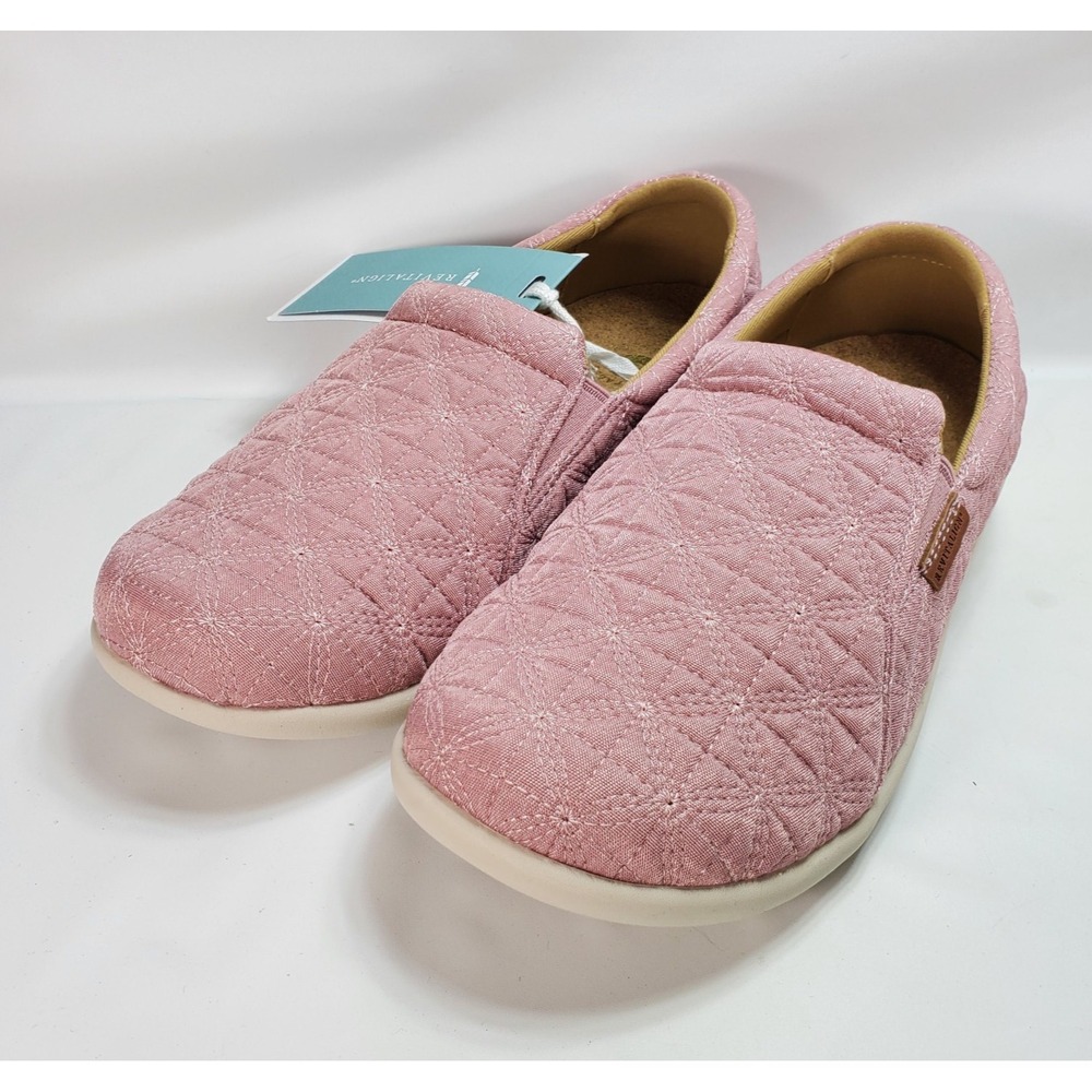 Revitalign Orthotic Slip-Ons Siesta‎ Serenity Size 9.5D Pink NEW Tags